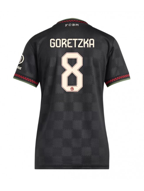 Bayern Munich Leon Goretzka #8 Ausweichtrikot für Frauen 2025-26 Kurzarm Bayern Munich Leon Goretzka #8 Ausweichtrikot für Frauen 2025-26 Kurzarm